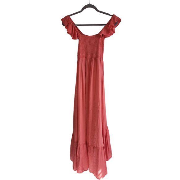 Area Stars Coral Bella High Low Maxi Dress Size Small NWT - Picture 3 of 5